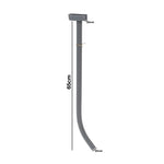 Woodside 2-pack greenhouse downpipe rainwater kit with 35mm guttering and water butt diverter.