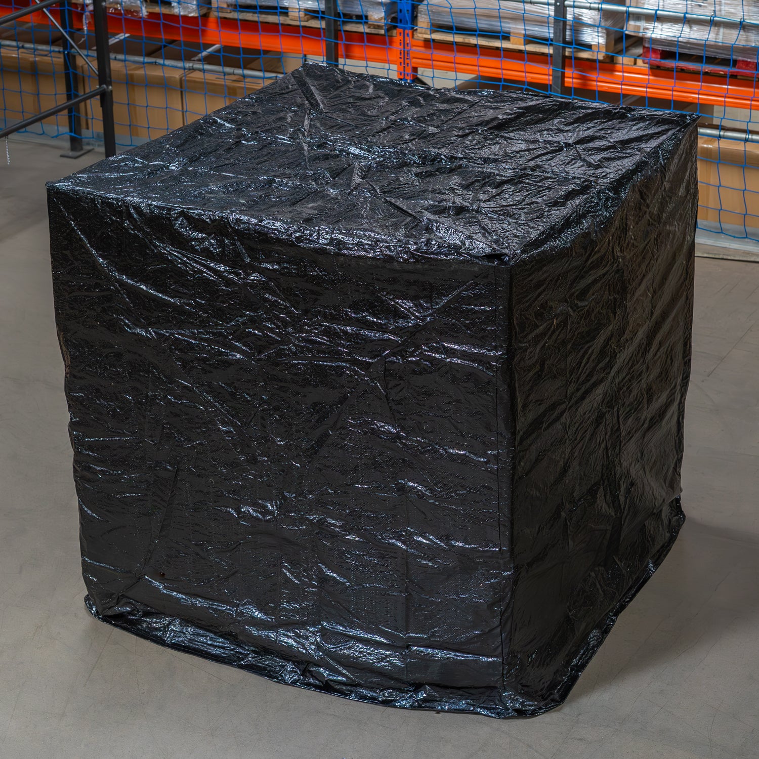 Woodside heavy-duty waterproof pallet storage cover, 145x145x155cm, outdoor protective tarp for weather protection.