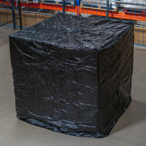Woodside heavy-duty waterproof pallet storage cover, 145x145x155cm, outdoor protective tarp for weather protection.
