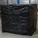 Woodside heavy-duty waterproof pallet storage cover, 145x145x155cm, outdoor protective tarp for weather protection.