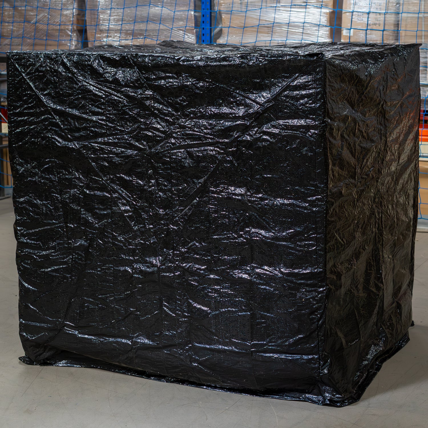 Woodside heavy-duty waterproof pallet storage cover, 145x145x155cm, outdoor protective tarp for weather protection.