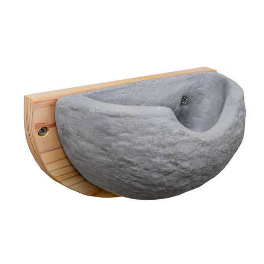Woodside House Martin Bird Nest Box Wall Mounted Durable Cement Garden Nesting Cup