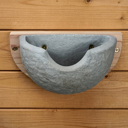 Woodside House Martin Bird Nest Box Wall Mounted Durable Cement Garden Nesting Cup