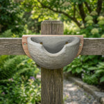Woodside House Martin Bird Nest Box Wall Mounted Durable Cement Garden Nesting Cup