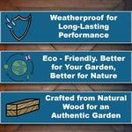 Woodside Butterfly House Insect Hotel – Wall Mounted Wooden Bug Habitat with Side Door