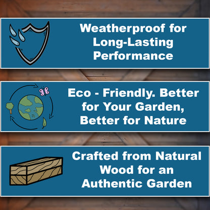 Woodside Butterfly House Insect Hotel – Wall Mounted Wooden Bug Habitat with Side Door