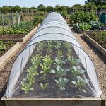 Woodside Greenhouse Tunnel Hoops Kit – 30 Fibreglass Poles with Joints & Clips – Create 70cm, 90cm or 110cm Wide Hoops – DIY Plant Protection Frame