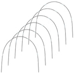 Woodside Greenhouse Tunnel Hoops Kit – 30 Poles, Joints & Clips for Plant Protection