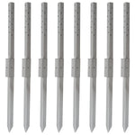 Woodside Fence Post Repair Kit – Heavy Duty Galvanised Steel Ground Anchor Stakes 2 PACK