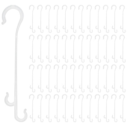 Pack of 200 Woodside 130mm flexible J hook plant supports, ideal for supporting tomatoes, fruits, and vegetables.