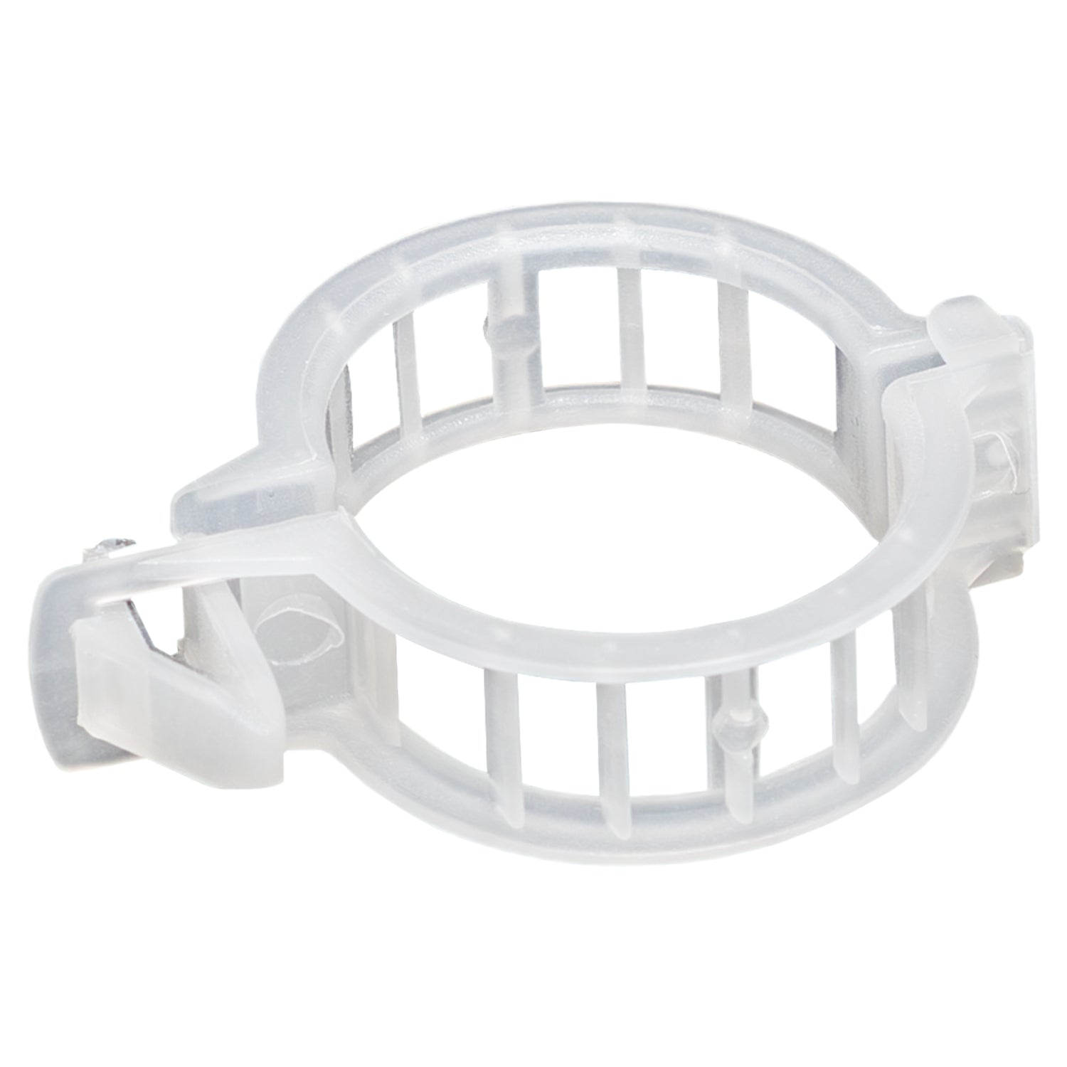 Pack of 200 Woodside tomato plant clips for garden trellis and cable support, ideal for securing plant stems.