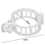 Pack of 200 Woodside tomato plant clips for garden trellis and cable support, ideal for securing plant stems.