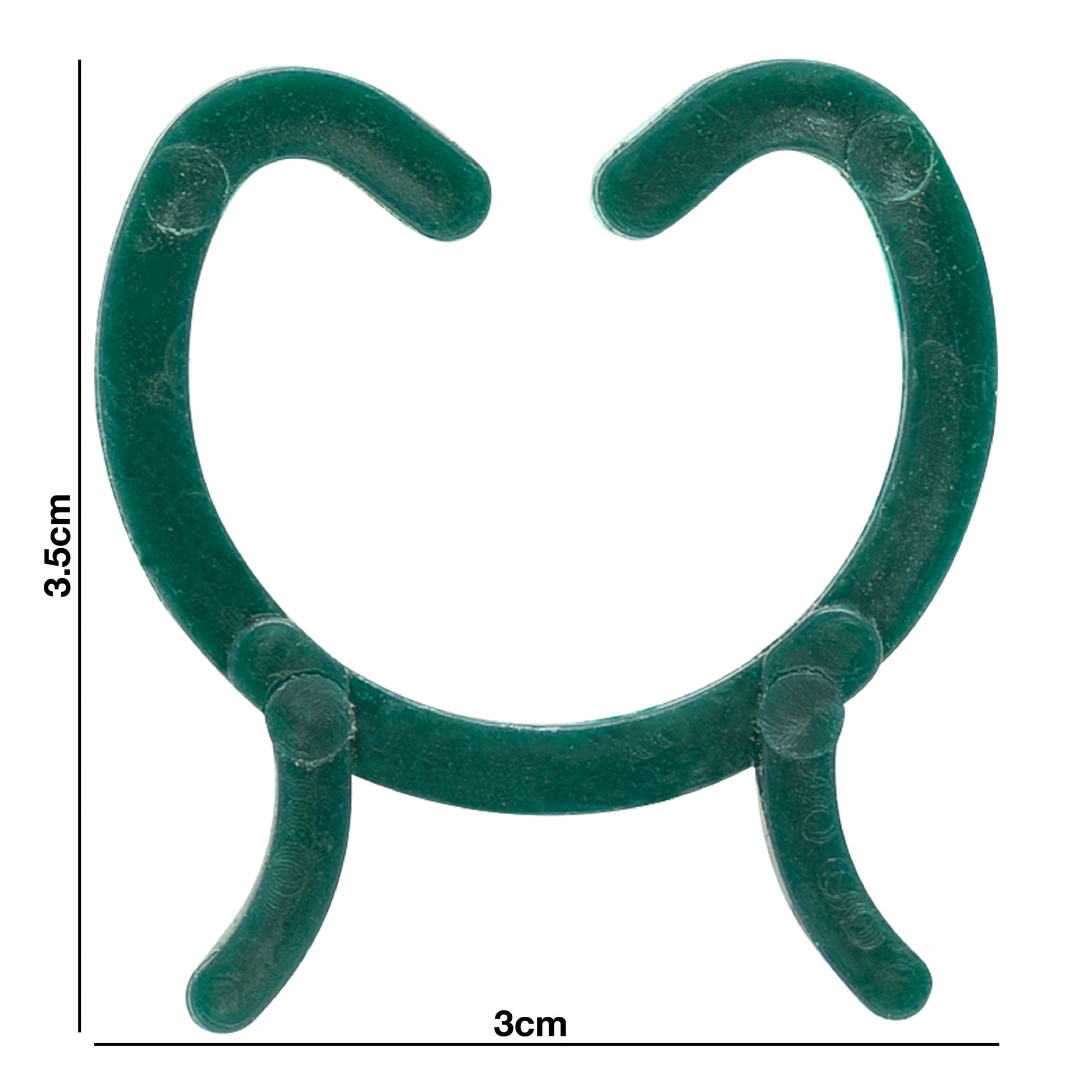 Pack of 200 Woodside tomato and climbing plant support clips for securing plants to canes and trellis.