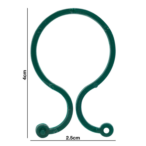 Pack of 200 Woodside twisty plant support clips for securing plants to canes, stakes, and garden lights.