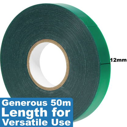 Woodside Plant Tie Tape 2 Pack | 12mm x 50m Heavy Duty PVC Garden Ribbon