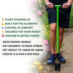 Woodside Long Handle Bulb Planter – Upright Garden Planting Tool