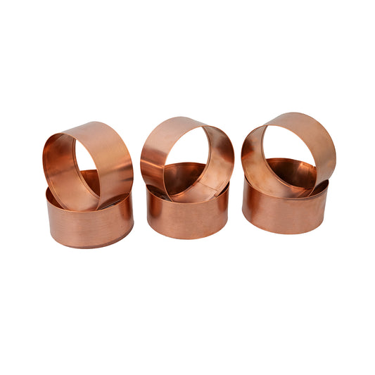 Woodside Copper Slug Snail Repellent Rings – Humane Plant Protection, Reusable - 6 Pack