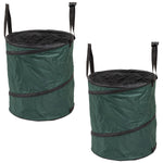 Woodside Pop-Up Garden Waste Bags 150L Heavy Duty Reusable Bin Leaf Collector w/ Handles