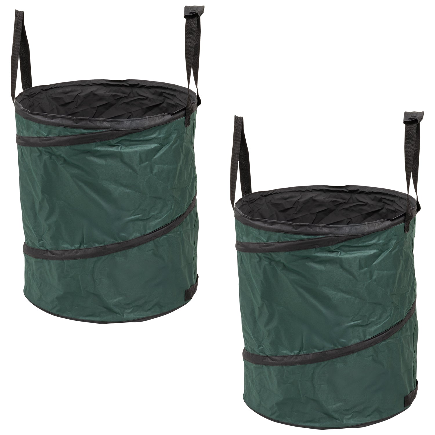 Woodside Pop-Up Garden Waste Bags 150L Heavy Duty Reusable Bin Leaf Collector w/ Handles