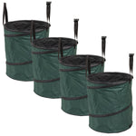 Woodside Pop-Up Garden Waste Bags 150L Heavy Duty Reusable Bin Leaf Collector w/ Handles