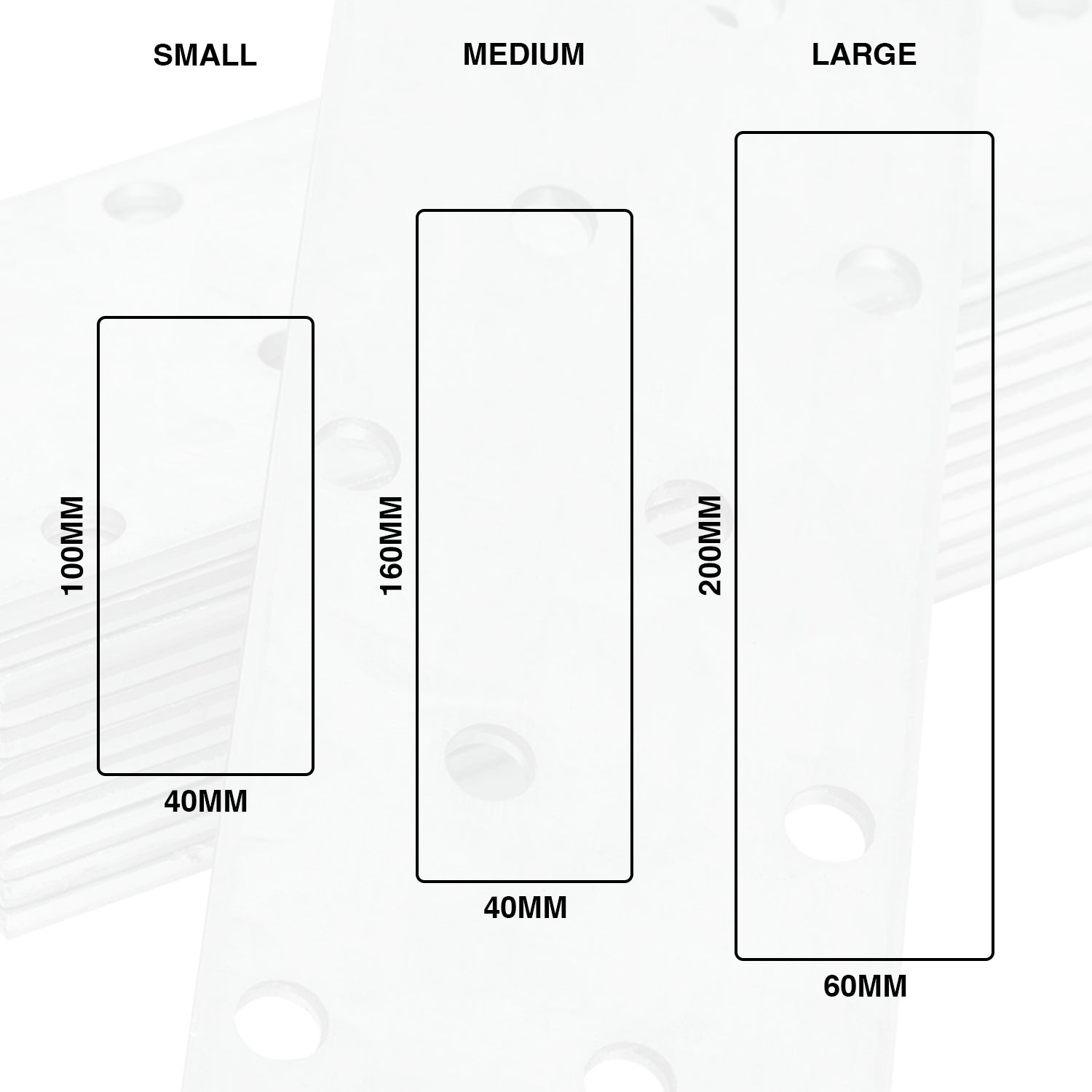 Woodside Galvanised Steel Joining Plates Metal Wood & Timber Construction Brackets 12 Pack