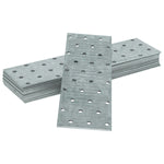Woodside Galvanised Steel Joining Plates Metal Wood & Timber Construction Brackets 12 Pack