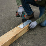 Woodside Galvanised Steel Joining Plates Metal Wood & Timber Construction Brackets 12 Pack