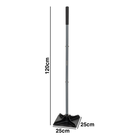 Woodside Heavy Duty Steel Tamper Ground Levelling Tool for Dirt/Gravel/Stone/Asphalt