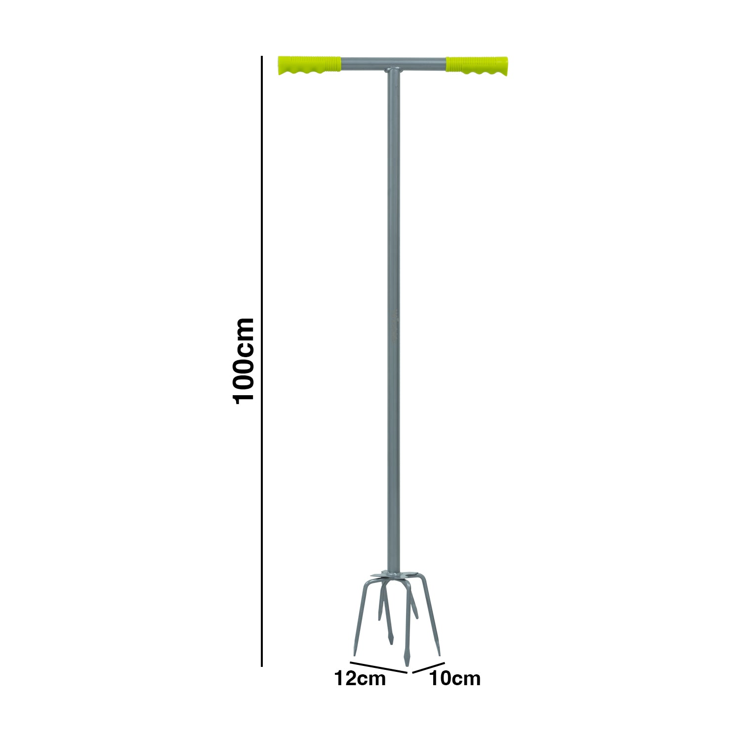 Woodside 6-Prong Garden Cultivator – Heavy Duty Soil Aerator & Cultivating Tool, 100cm