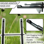 Woodside Lawn Aerator Coring Tool, Strong Heavy Duty Steel Garden Aerating Hollow Tine