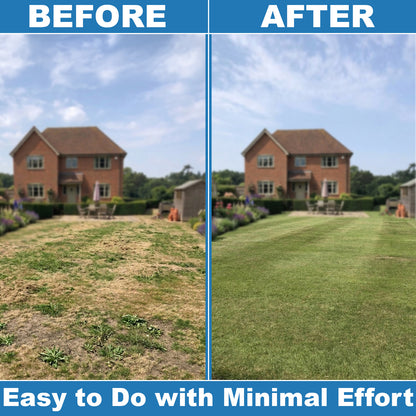 Woodside Lawn Aerator Coring Tool | 98cm Steel Manual Grass Aerator