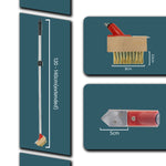 Woodside Telescopic Weed Removal Brush with 3 Wire Heads Patio & Block Paving Scraper Tool