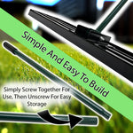 Woodside Lawn Levelling Rake – Strong Steel Garden Level Rake for Soil & Seed – Medium, Large, XL