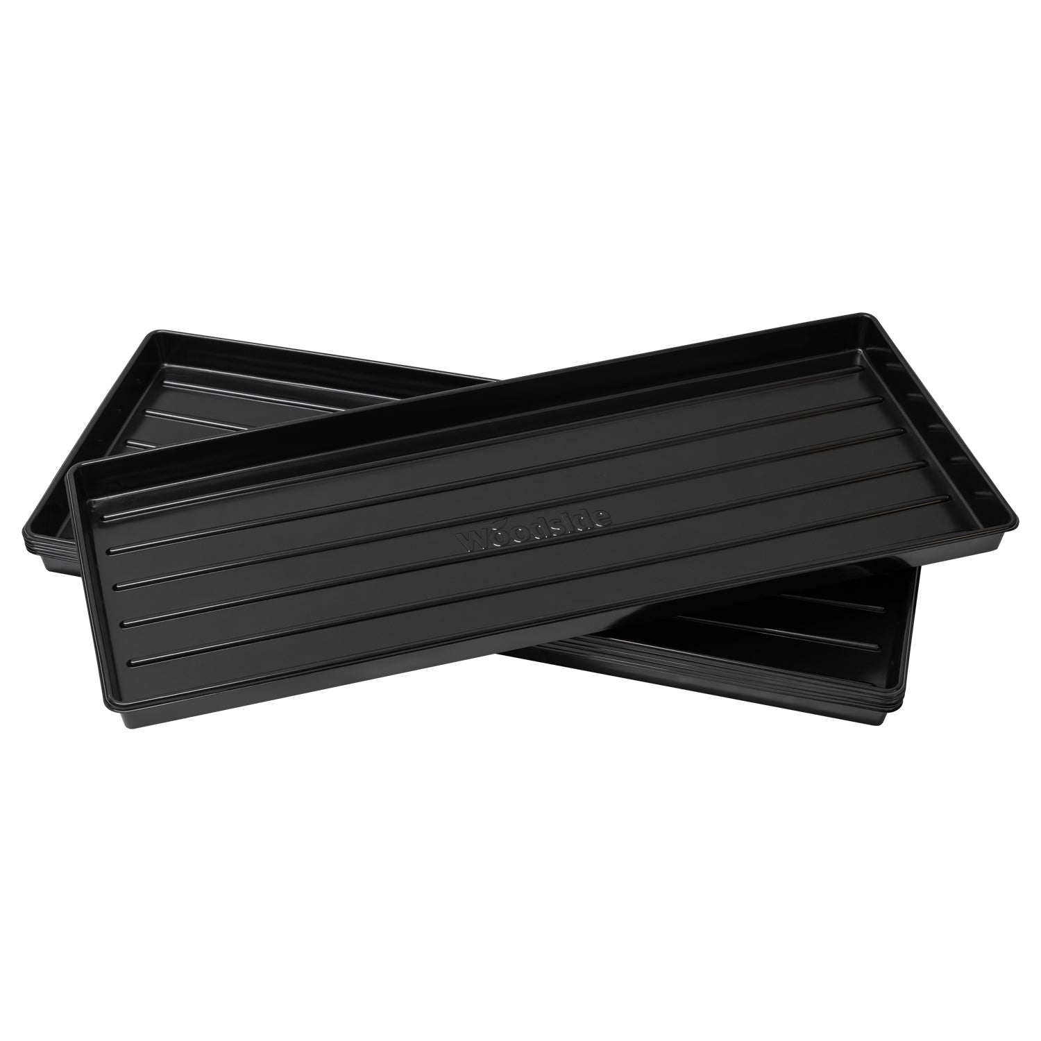 Woodside Plastic Greenhouse Growbag Trays -  6 Pack for Tomato Plant Watering, Strong & Reusable