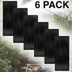 Woodside Plastic Greenhouse Growbag Trays -  6 Pack for Tomato Plant Watering, Strong & Reusable