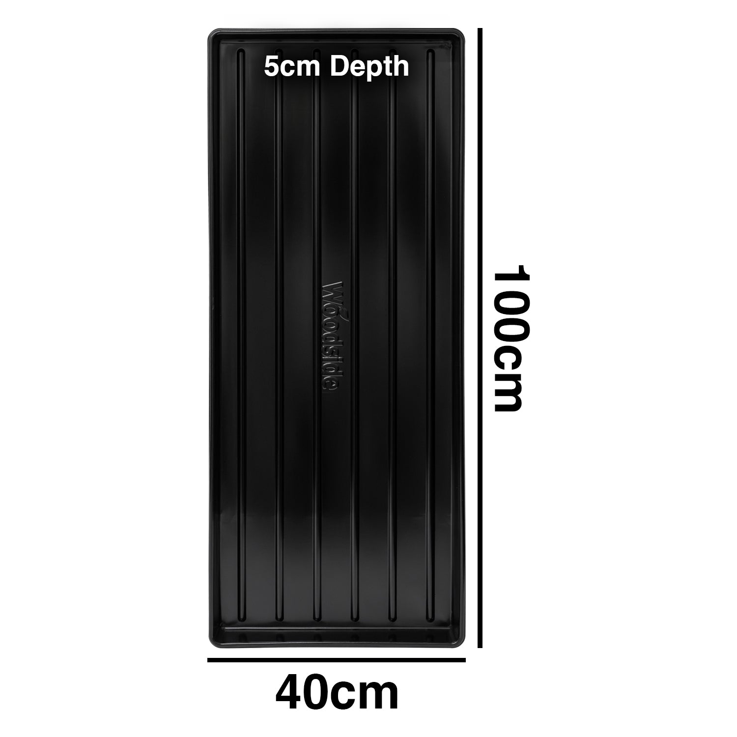 Woodside Plastic Greenhouse Growbag Trays -  6 Pack for Tomato Plant Watering, Strong & Reusable