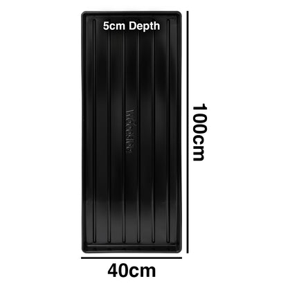 Woodside Plastic Greenhouse Growbag Trays -  6 Pack for Tomato Plant Watering, Strong & Reusable