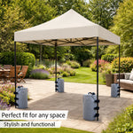 Woodside Gazebo Water Weight Bags for Pop Up Canopy Waterproof 10kg Weights 4 Pack