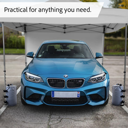 Woodside Gazebo Water Weight Bags for Pop Up Canopy Waterproof 10kg Weights 4 Pack