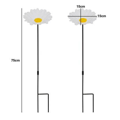 Woodside Cast Iron Bird Feeders Daisy Shaped Decorative Garden Seed & Nut Dish 5 PACK