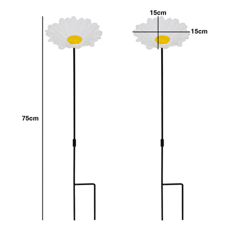 Woodside Cast Iron Bird Feeders Daisy Shaped Decorative Garden Seed & Nut Dish 5 PACK