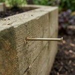 Woodside M6 x 150mm Long Wood Screws 500 Pack – Heavy Duty Carbon Steel Pozi Head, Yellow Zinc Galvanised Finish