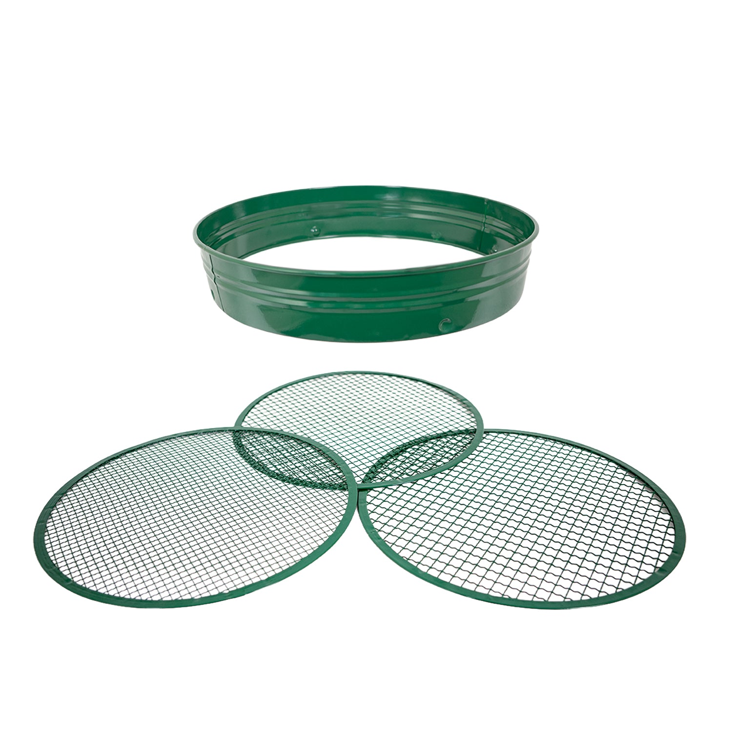 Woodside Garden Soil Sieve Riddle 3 Filter Mesh Compost Potting Sifter Large 37cm 6-10mm