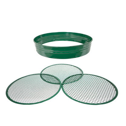 Woodside Garden Soil Sieve Riddle 3 Filter Mesh Compost Potting Sifter Large 37cm 6-10mm