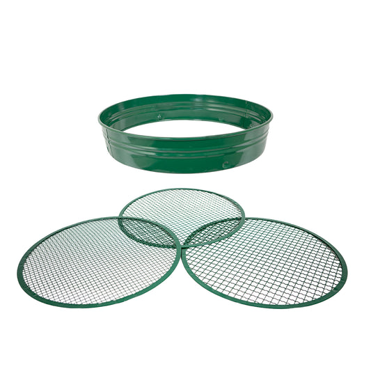 Woodside Garden Soil Sieve Riddle 3 Filter Mesh Compost Potting Sifter Large 37cm 6-10mm