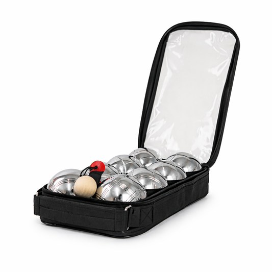 Woodside 8pc French Boules Garden Game Set with Carry Case – Outdoor Family Game