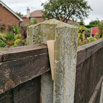 Woodside 25 Pack Wooden Shim Wedges | Timber Fence Panel Support & Anti-Rattle Wedges