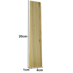Woodside 100 Pack Wooden Shim Wedges | Timber Fence Panel Support & Anti-Rattle Wedges