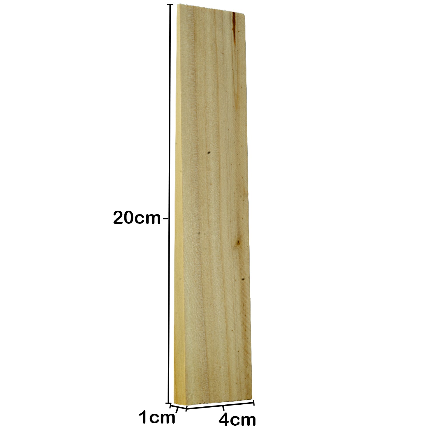 Woodside 100 Pack Wooden Shim Wedges | Timber Fence Panel Support & Anti-Rattle Wedges