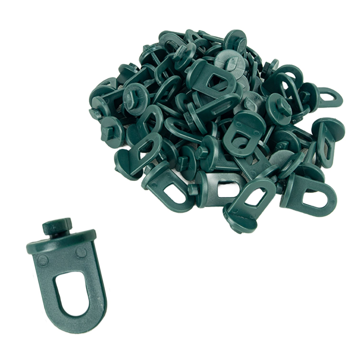 Woodside 120 Pack Greenhouse Twist Clips | Heavy Duty Nylon Greenhouse Accessories